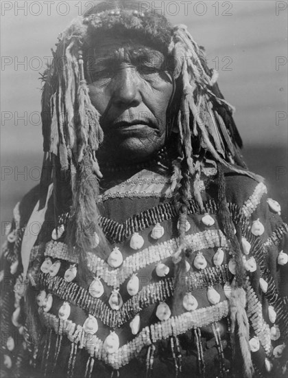 Piegan woman, c1910. Creator: Edward Sheriff Curtis.