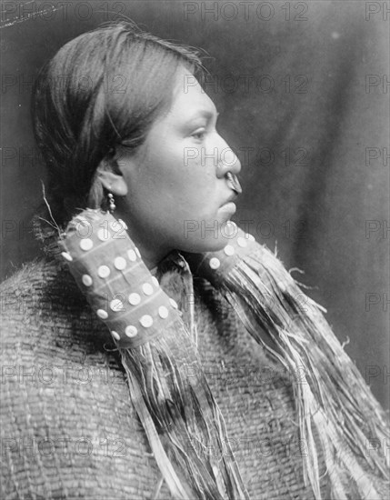 A Hesquiat maiden, c1910. Creator: Edward Sheriff Curtis.