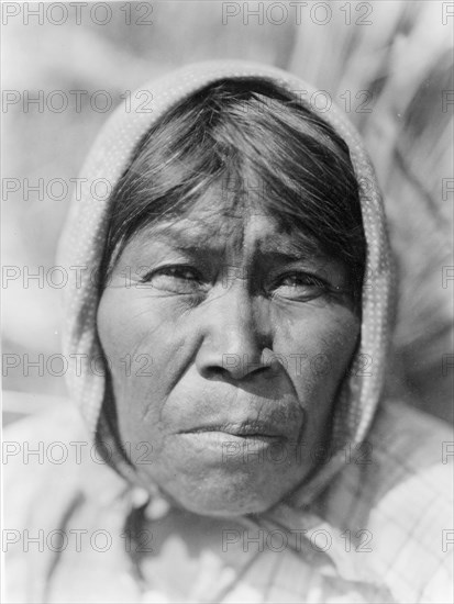 A Cupeño woman, c1924. Creator: Edward Sheriff Curtis.