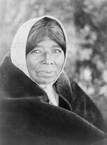 A Wappo matron, c1924. Creator: Edward Sheriff Curtis.