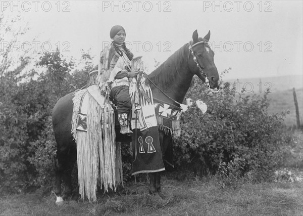 Holiday trappings, c1910. Creator: Edward Sheriff Curtis.