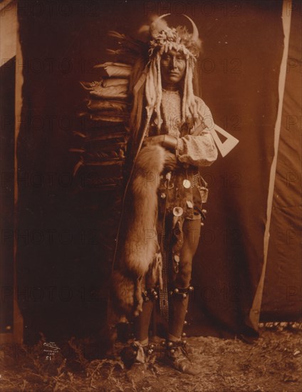 Iron Breast-Piegan, c1900. Creator: Edward Sheriff Curtis.