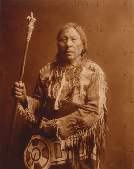 Running Rabbit, c1900. Creator: Edward Sheriff Curtis.