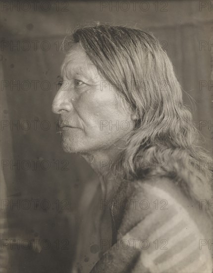 The Crow Likes Water, 1905. Creator: Edward Sheriff Curtis.