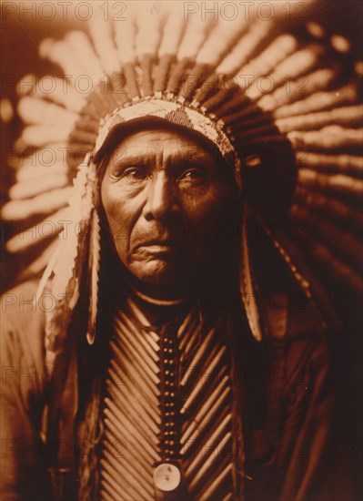 Three Horses, c1905. Creator: Edward Sheriff Curtis.