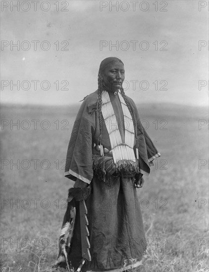 Two Charger Woman, c1907. Creator: Edward Sheriff Curtis.