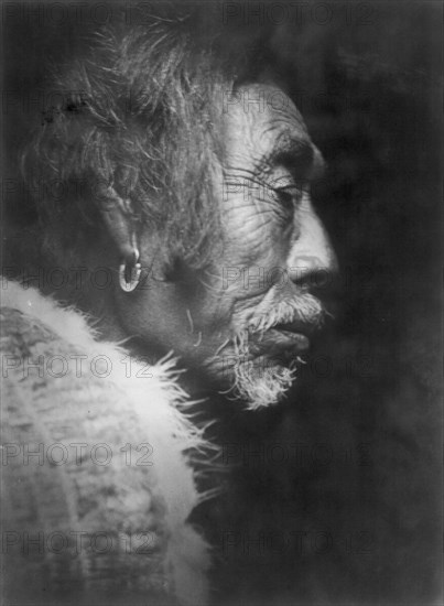 Yakotlus-Quatsino (Profile), c1914. Creator: Edward Sheriff Curtis.