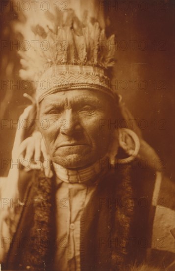 Yellow Bull-Nez Percé, c1905. Creator: Edward Sheriff Curtis.