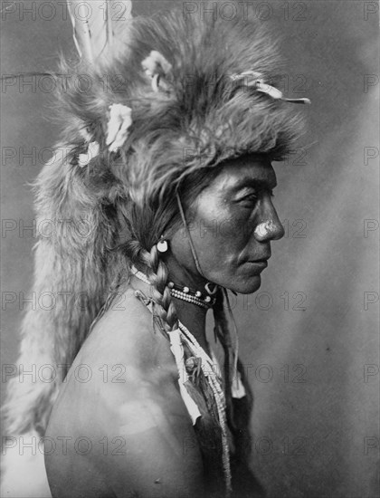 Yellow Kidney, Piegan, c1910. Creator: Edward Sheriff Curtis.