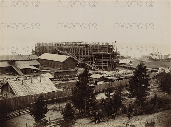 Ice-Breaking Ferry "Baikal", 1899. Creator: Akselrod.