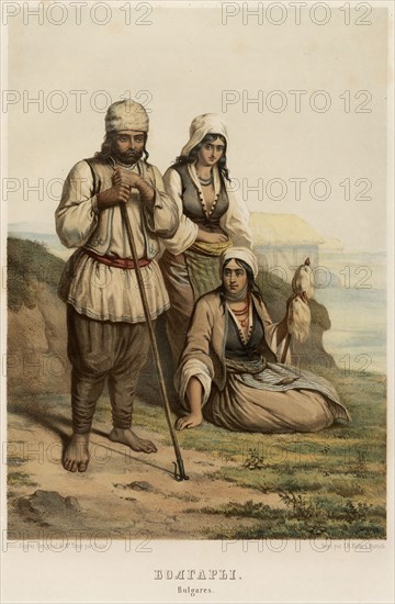 Bulgarians, 1862. Creator: Karl Fiale.