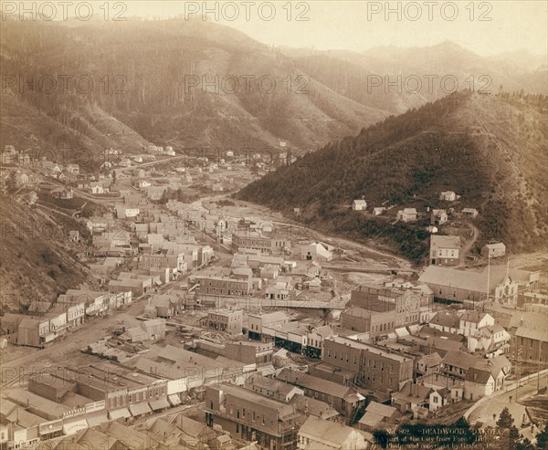 Deadwood From Mt Moriah, 1888. Creator: John C. H. Grabill.