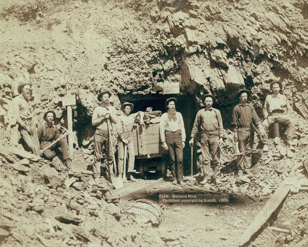 Montana Mine, 1889. Creator: John C. H. Grabill.