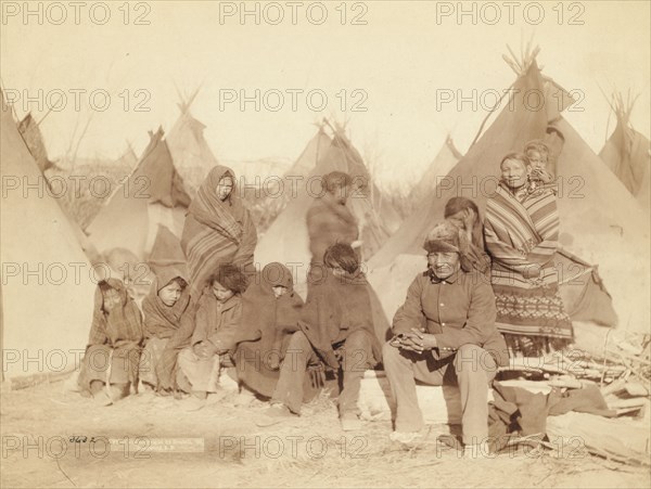 What's left of Big Foot's band, 1891. Creator: John C. H. Grabill.