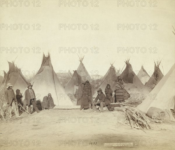 What's left of Big Foot's band, 1891. Creator: John C. H. Grabill.