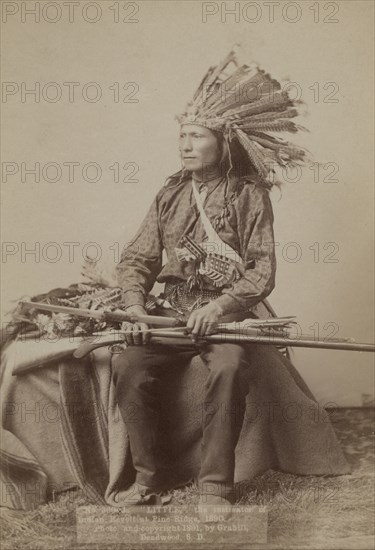 Little, the instigator of Indian revolt at Pine Ridge, 1890 [] /, 1890, c1891. Creator: John C. H. Grabill.