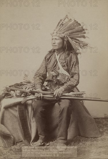 Little, the instigator of Indian revolt at Pine Ridge, 1890 [] /, 1890, c1891. Creator: John C. H. Grabill.