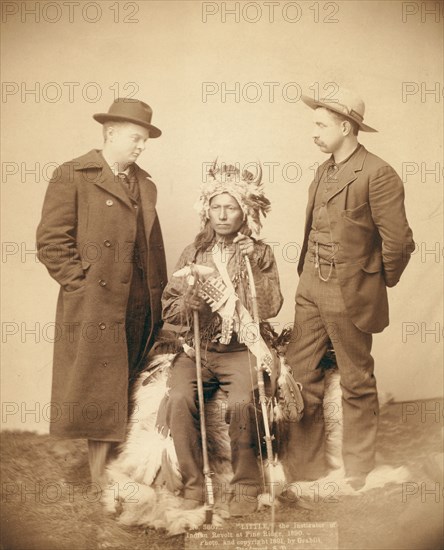 Little, the instigator of Indian Revolt at Pine Ridge, 1890, 1891. Creator: John C. H. Grabill.