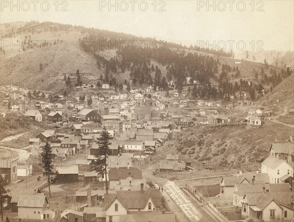 Deadwood, [SD] from Engleside, 1888. Creator: John C. H. Grabill.