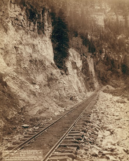 Grand Canyon Elk Canyon on Black Hills and Ft P RR, 1890. Creator: John C. H. Grabill.