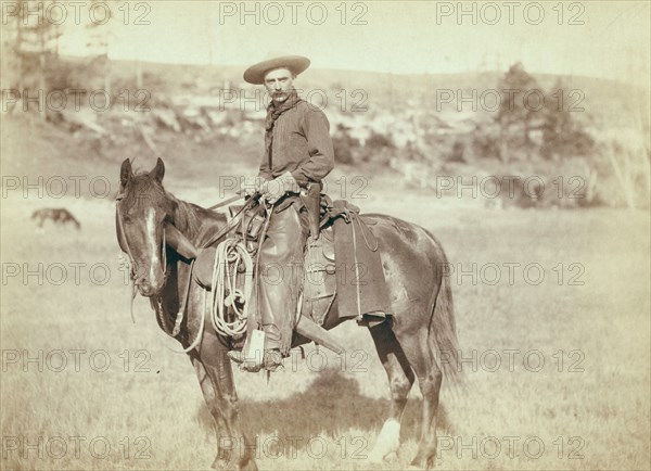 The Cow Boy, c1888. Creator: John C. H. Grabill.