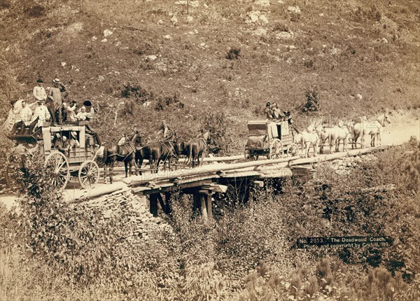 The Deadwood Coach, 1889. Creator: John C. H. Grabill.