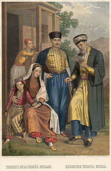 Crimean Tatars. Mullah, 1862. Creator: Karlis Huns.