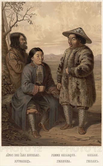 Kurilian. Gilyachka. Gilyak, 1862. Creator: Karlis Huns.