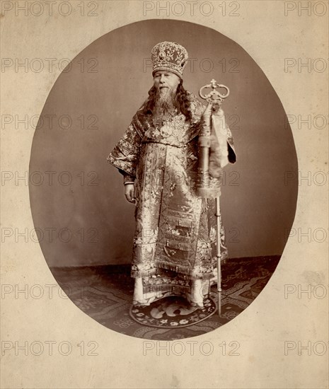 Nikodim - Bishop of Yenisei and Krasnoyarsk, 1860-1870. Creator: AK Keppel.