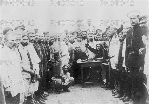 A Group of Hard Labor Convicts, 1890. Creator: Ivan Nikolaevich Krasnov.