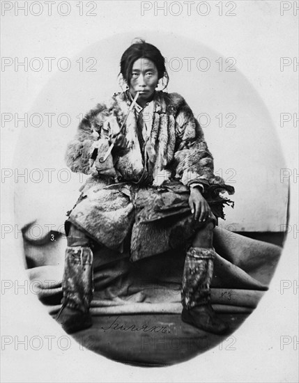 Nomadic Gilyak, 1865-1871. Creator: VV Lanin.