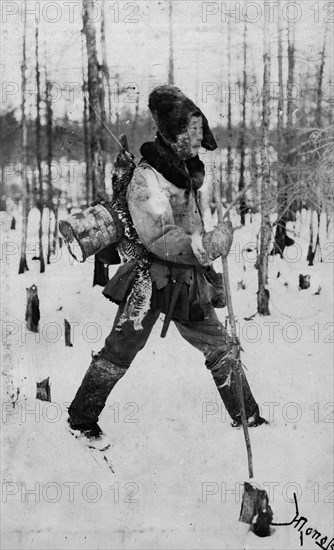 Quail Hunter, late 19th cent - early 20th cent. Creator: I Popov.