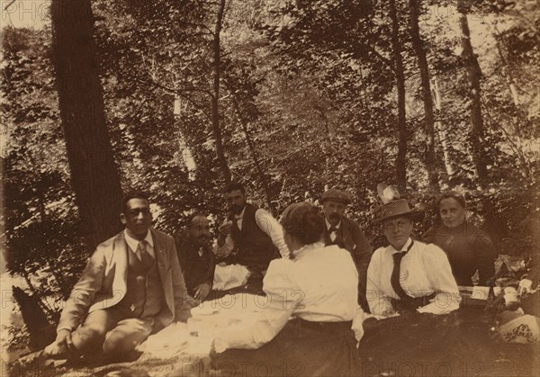 Picnic at Sedanka woods, north of Vladivostok, Russia, 1899. Creator: Eleanor Lord Pray.