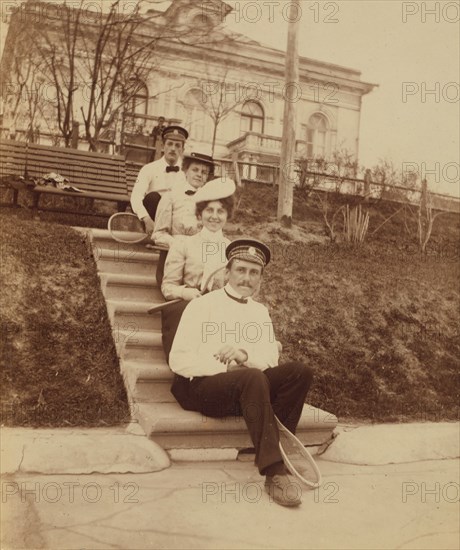 Tennis at the Lindholms', Vladivostok, Russia, 1899. Creator: Eleanor Lord Pray.