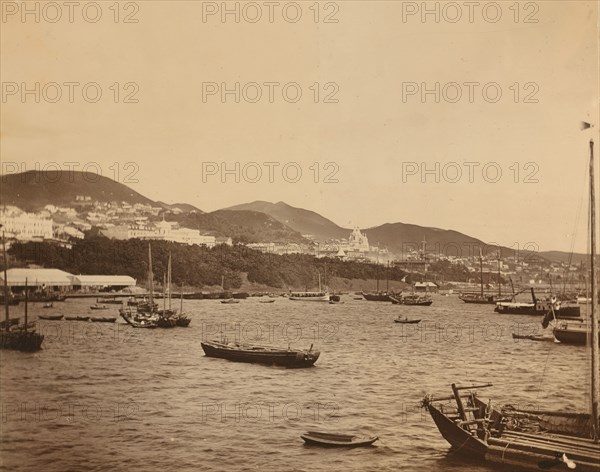 View of Vladivostok, Russia, from the Bay of the Golden Horn, 1899. Creator: Eleanor Lord Pray.