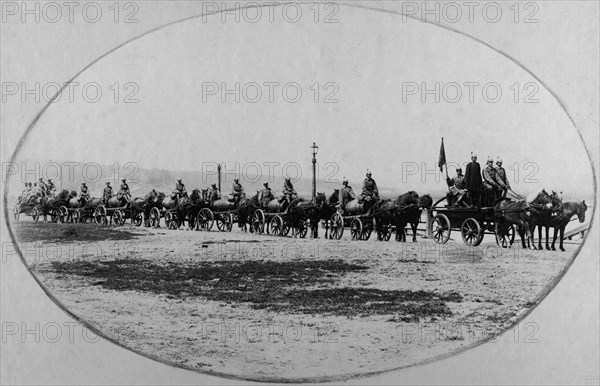 Irkutsk police fire brigade. Review of the first part, 1894. Creator: R Prorokov.