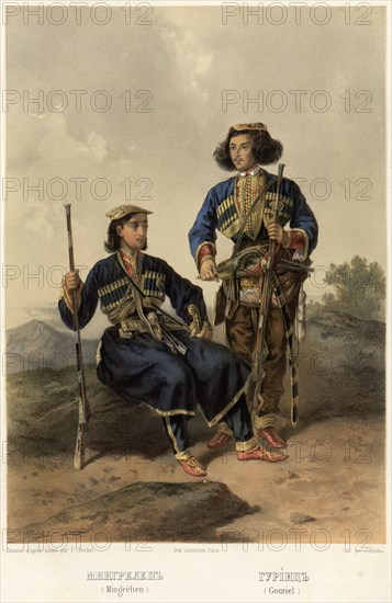 Mingrelian. Guriits, 1862. Creator: Frants Taikhel.