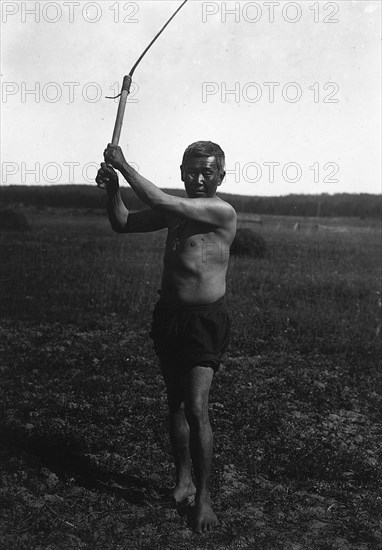 Whip exercise, 1890. Creator: Unknown.