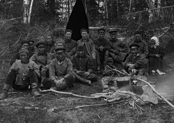 Lunch in the forest, 1890. Creator: Unknown.