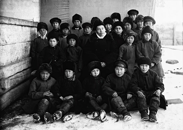 Schoolchildren, 1890. Creator: Unknown.