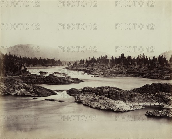 Part of the Kettle Falls of the Columbia River, 1860, 1860. Creator: Unknown.