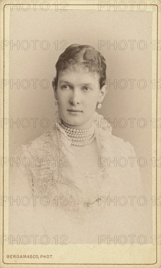 Grand Duchess Marie Paulovna (formerly Princess Marie of Mecklenburg-Schwerin...,between 1870 and 80 Creator: Unknown.