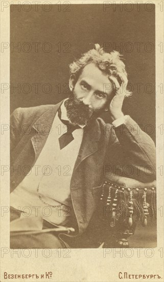 Nikolai Nikolaevich Miklukho-Maklai, half-length portrait, facing front, between 1880 and 1886. Creator: Unknown.