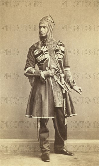 Officer of Sesghian(?) Regt, St Petersburg, between 1870 and 1886. Creator: Unknown.