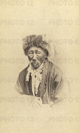Man, probably Kazakh or Burut, between 1870 and 1886. Creator: Unknown.