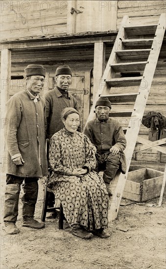 Types of Yakuts of the Kangalas ulus, 1895-1939. Creator: L Veniukov.