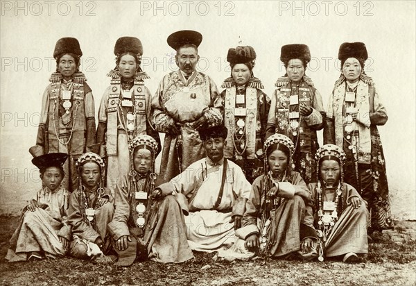Types of Selenga Buryats, 1895-1939. Creator: L Veniukov.