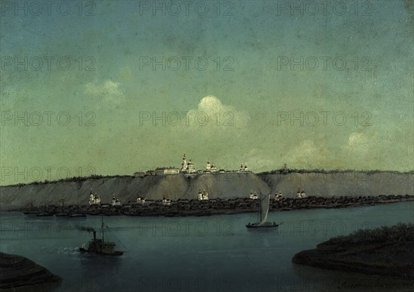 View of the City of Tobol'sk, 1880-1889. Creator: Pavel Mikhailovich Kosharov.