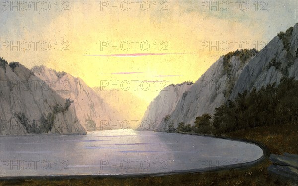 View of Lake Teletskoye. Altai, 1850-1899. Creator: Pavel Mikhailovich Kosharov.