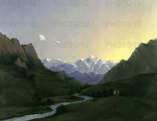 View of Sentelek Caverns Altai, 1880-1897. Creator: Pavel Mikhailovich Kosharov.